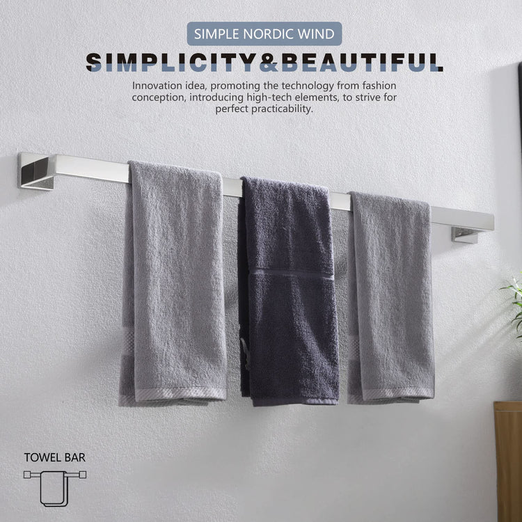 36 Inch Single Towel Bar