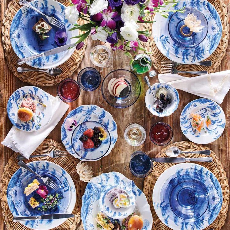 Country Estate Delft Blue Party Plates Set (4 Count)
