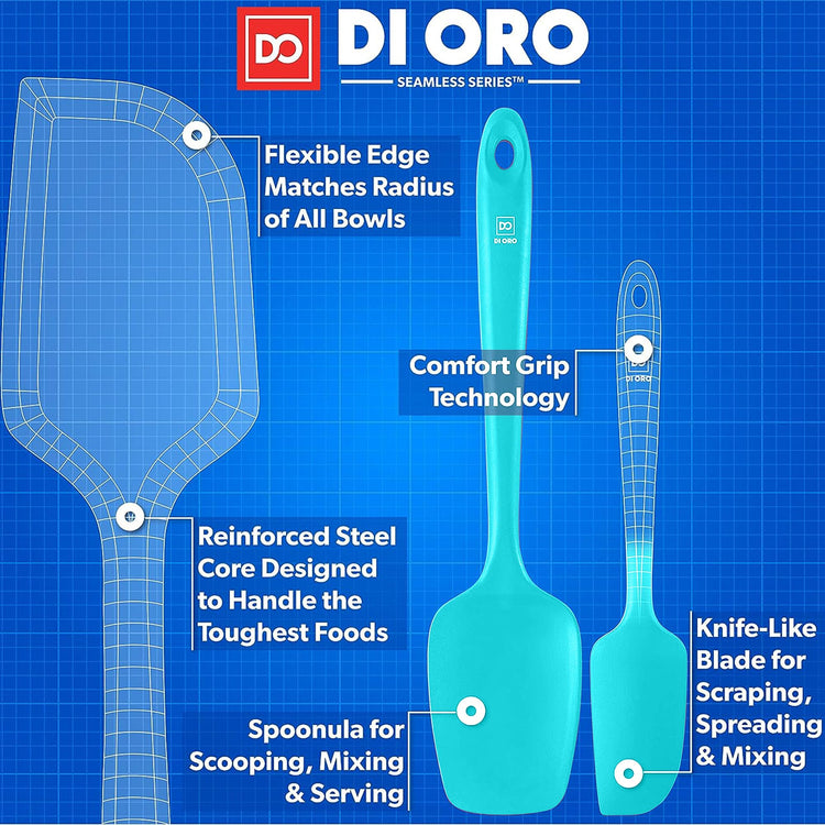 DI ORO Silicone Spatula Set