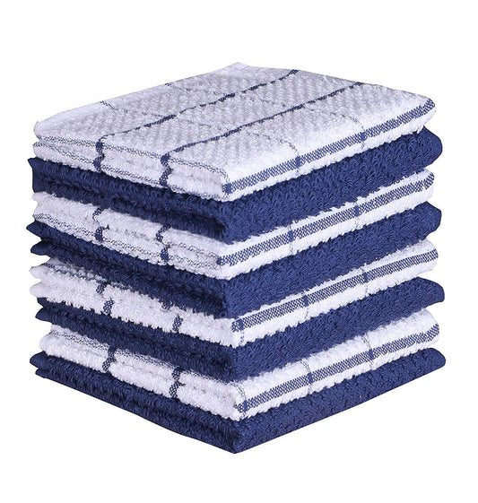 Cotton Kitchen Dish Cloths Set of 8 (8 Count)