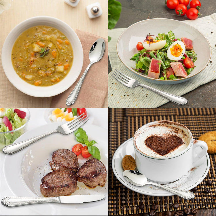18 10 Silverware Set for 4 (79.99 Count)