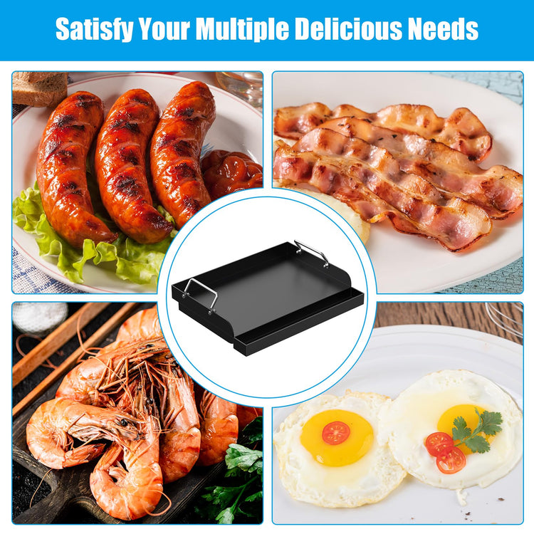 17" x13" Universal Griddle Insert for for Charcoal