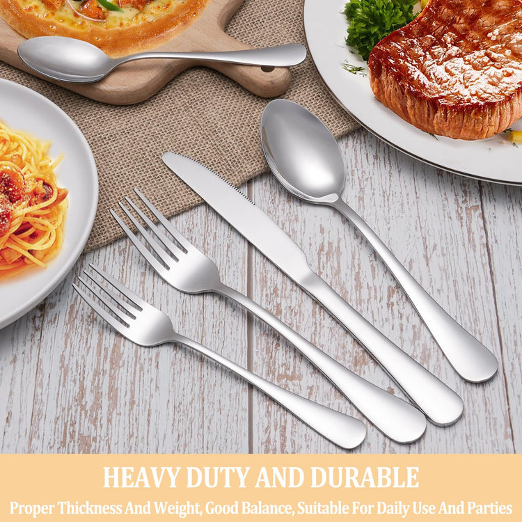 40 Piece Silverware Set Service for 8 (40 Count)