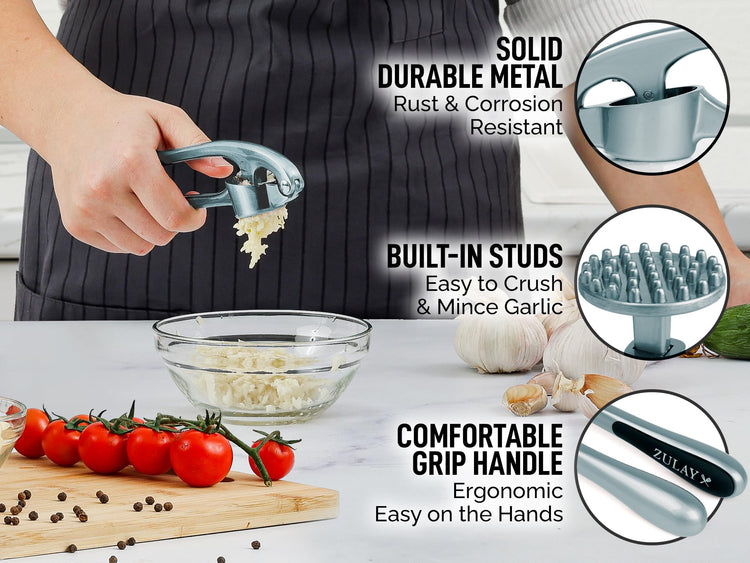 Premium Garlic Press Set
