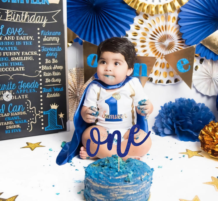 First Birthday Cake Topper