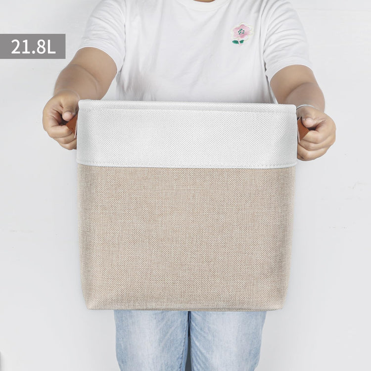 Collapsible Fabric Storage Cubes 11x11 Cube Storage Bins (4 Count)