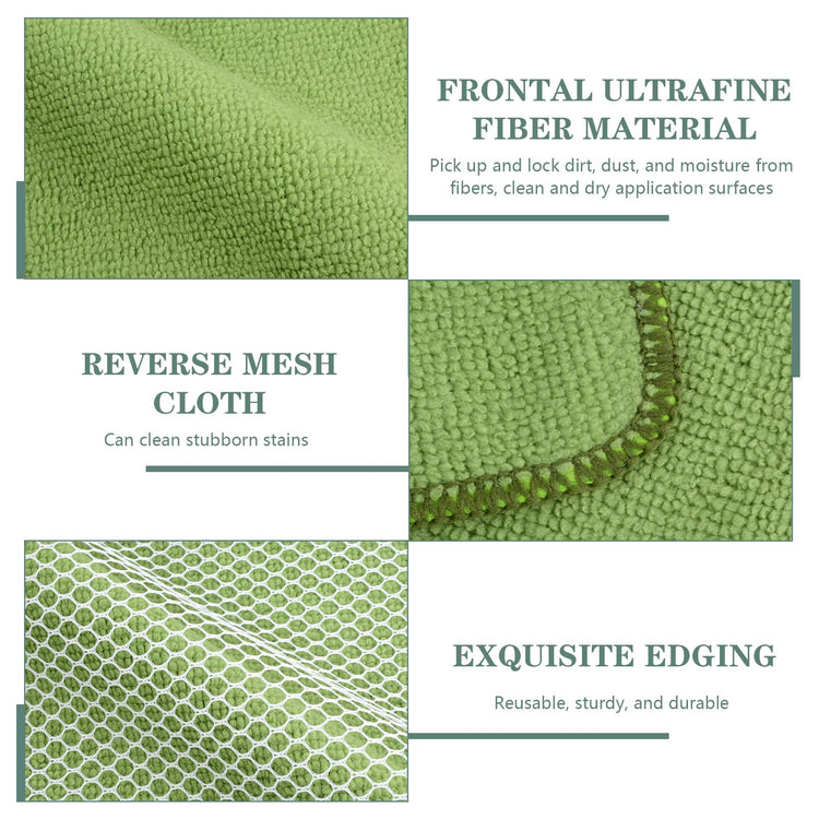 Dish Cloth for Washing Dishes Kitchen Washcloth Cleaning Cloth (10 Count)