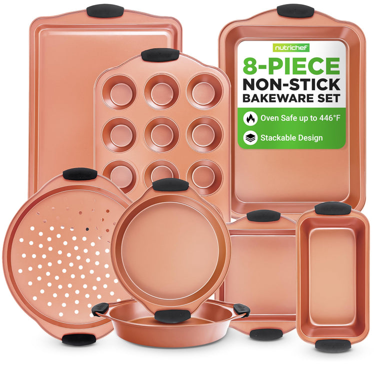 8 Piece Baking Pans Set