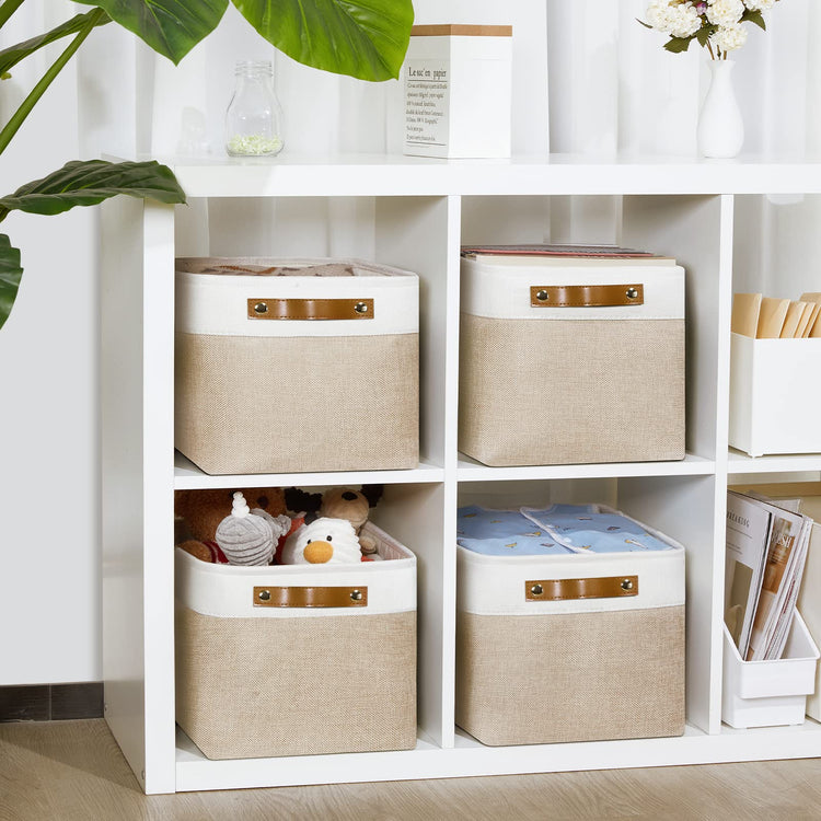 Fabric Storage Bins for Laundry (4 Count)