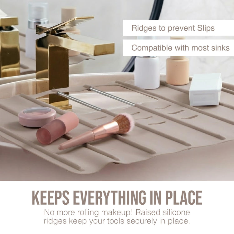 Travel Size Bathroom Sink Cover for Counter Space