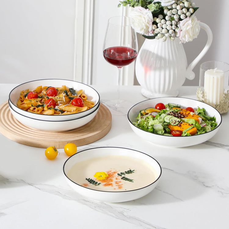 8.85" Large Pasta Bowls (4 Count)
