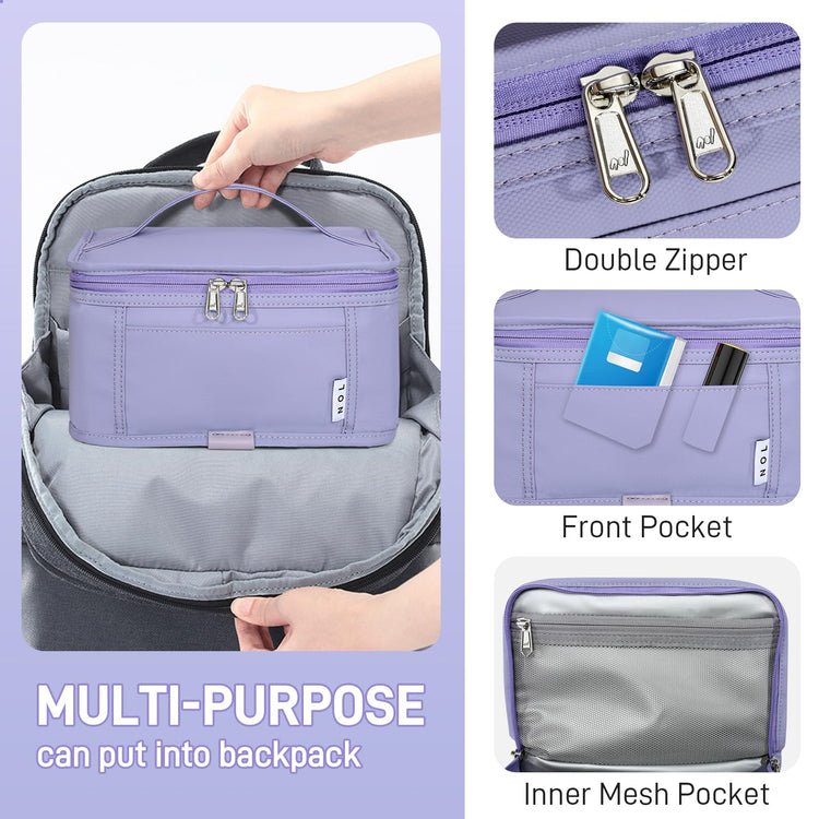 NOL Small Lunch Bag Mini Lunch Box Insulated Lunch Bag for Men