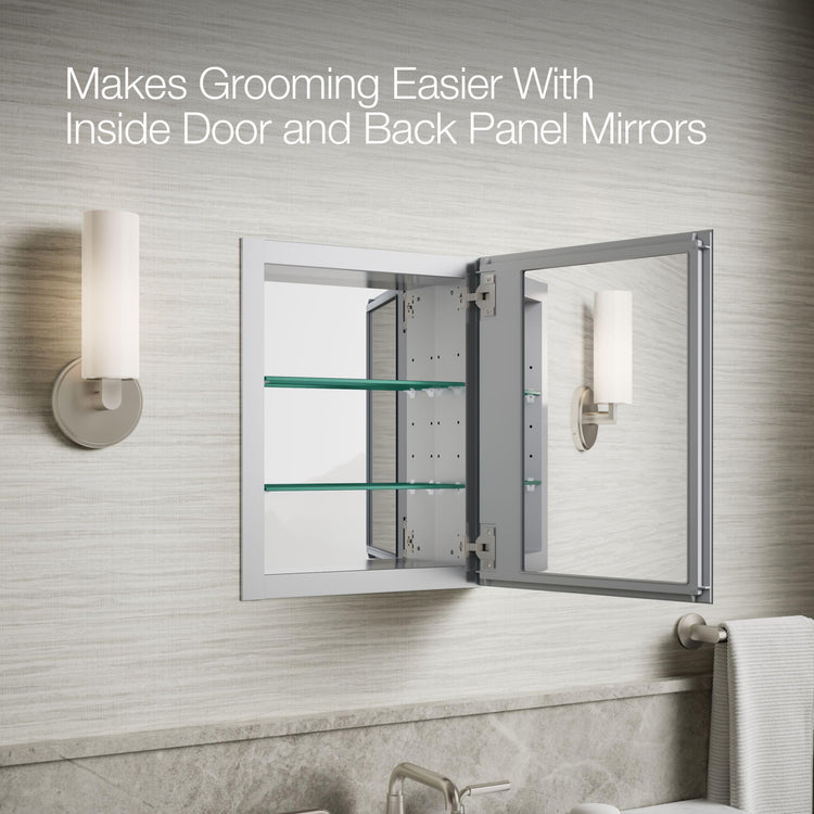 Frameless Bathroom Mirror Medicine Cabinet