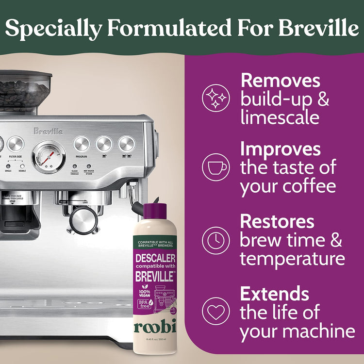 Breville Compatible Descaling Solution (16.9 Fl Oz)
