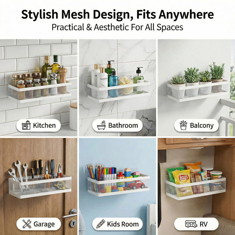 Mesh Shower Caddy Wall Mount (2 Count)