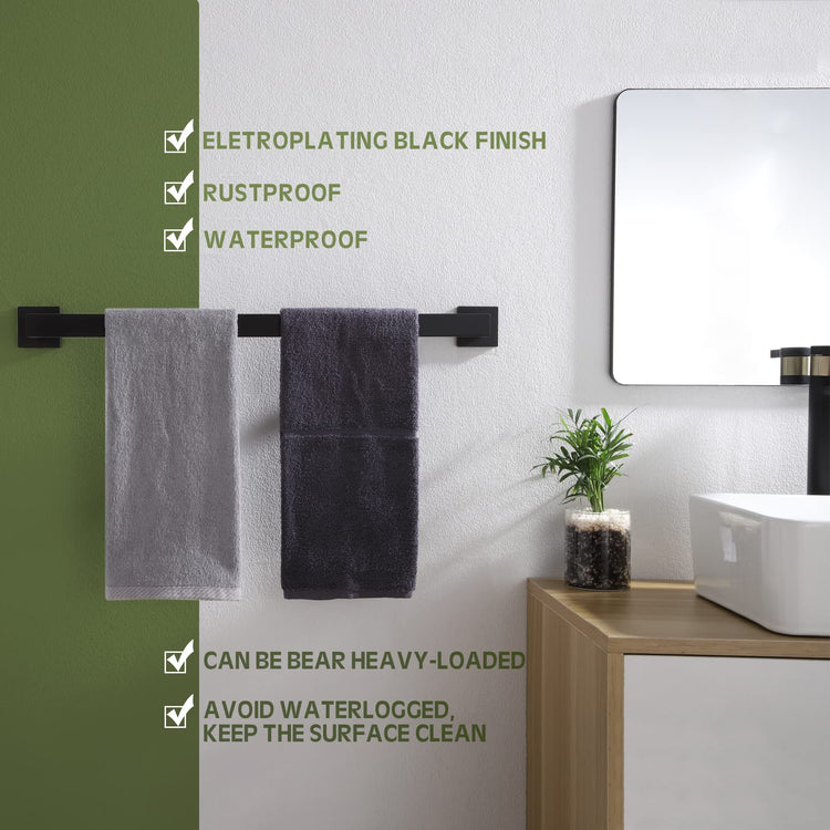 24 Inch Single Towel Bar (2 Count)