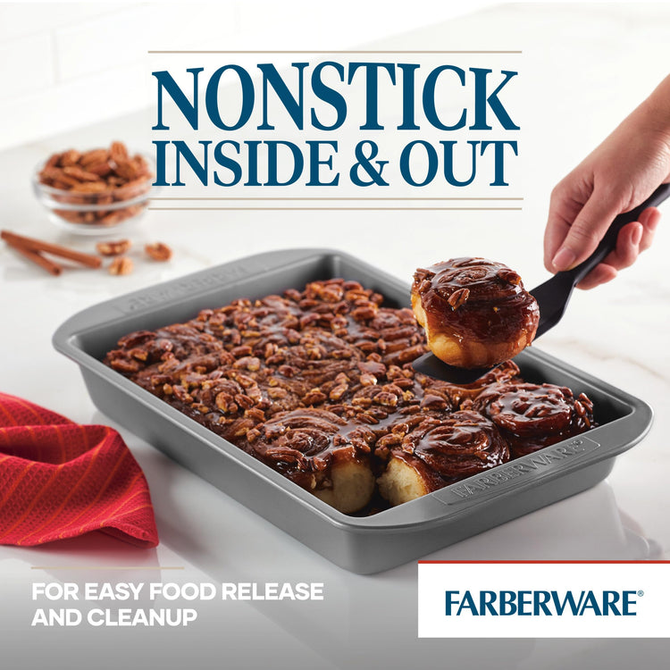 Nonstick Bakeware Rectangular Cake Pan with Lid