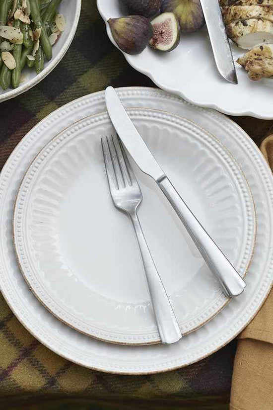 Lenox 899196 French Perle Groove 24-Piece Dinnerware Set, Service For 8