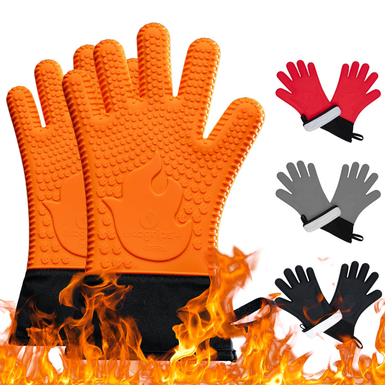 Ekogrips Plus Oven Gloves with Fingers (2 Count)