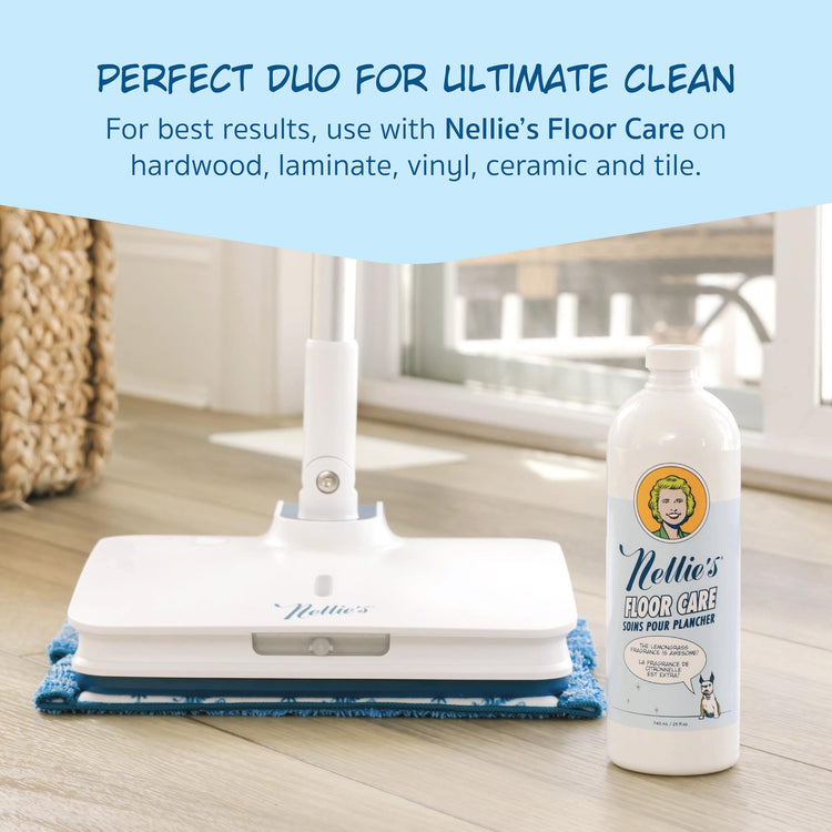 Wow Too Cordless Electric Spray Mop with LED Light & Scrub Pads