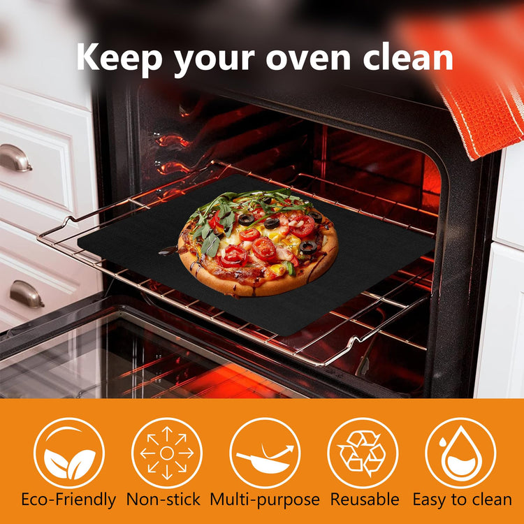 2 Pack Thickened Oven Liners for Bottom of Oven BPA & PFOA Free (2 Count)
