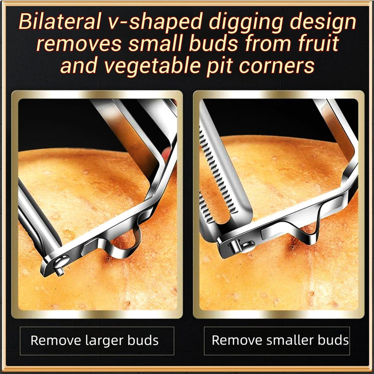 Y Shaped Vegetable Peeler Wooden Handle Stainless Steel for Fruit