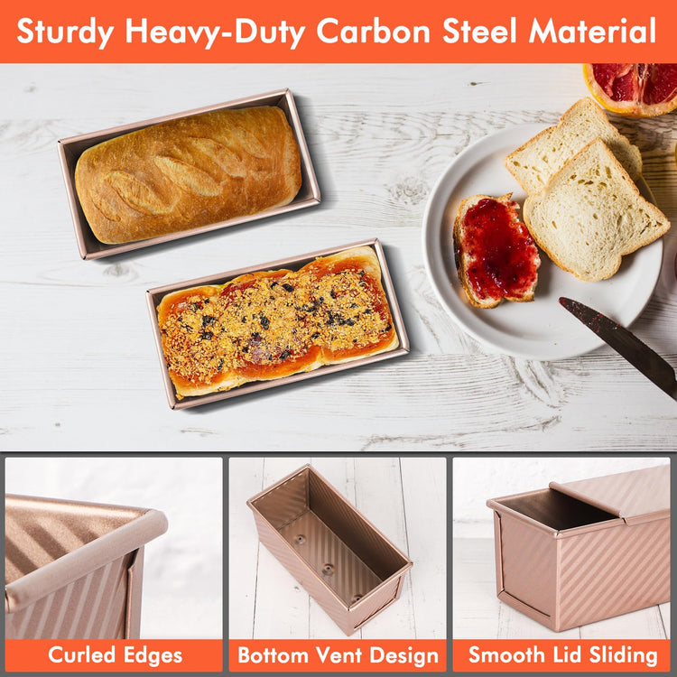 Pullman Loaf Pan With Lid (2 Count)