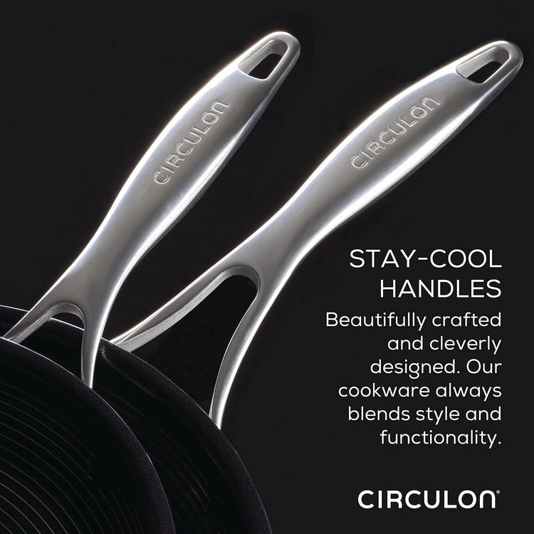 Clad Stainless Steel Frying Pans (2 Count)