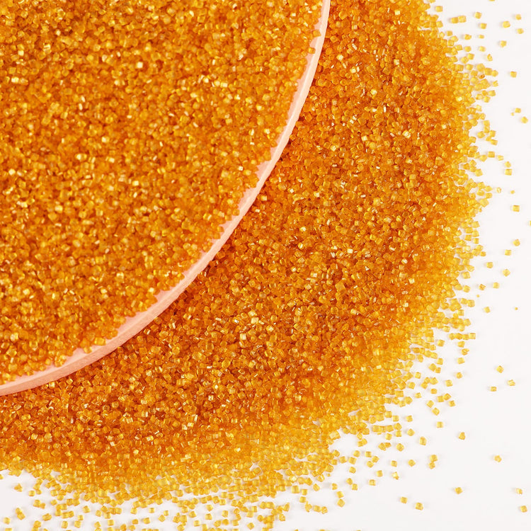 Gold Sanding Sugar Sprinkles (3.2 Ounce)