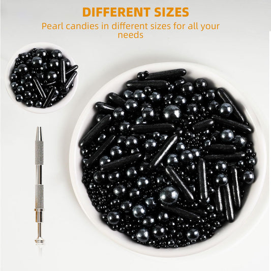 Black Mix Sugar Sprinkles (4.16 Ounce)