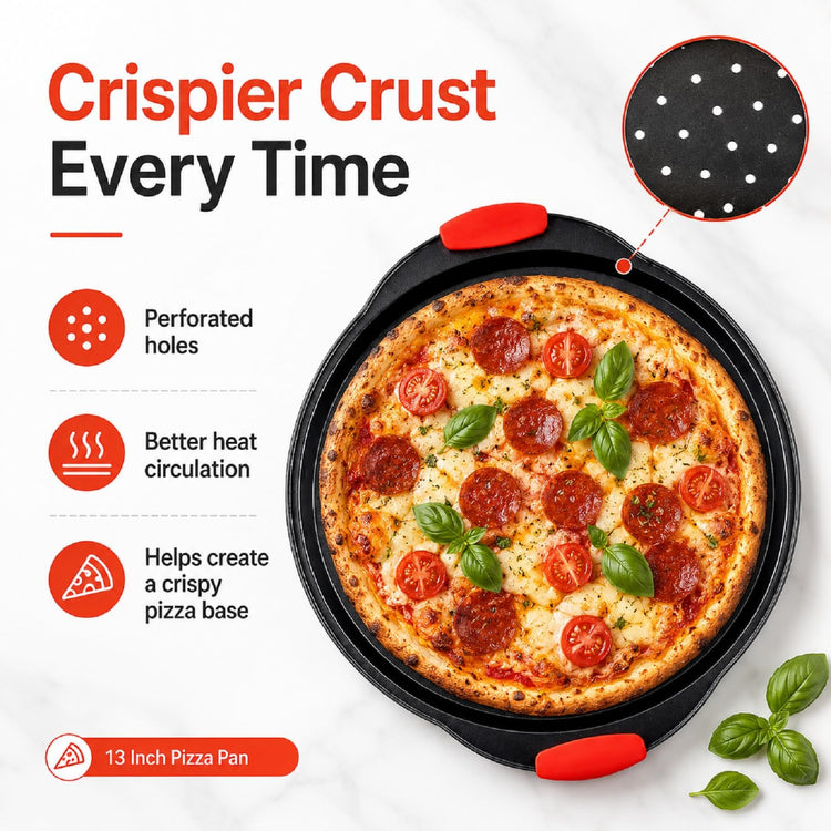13 Inch Pizza Pan for Oven