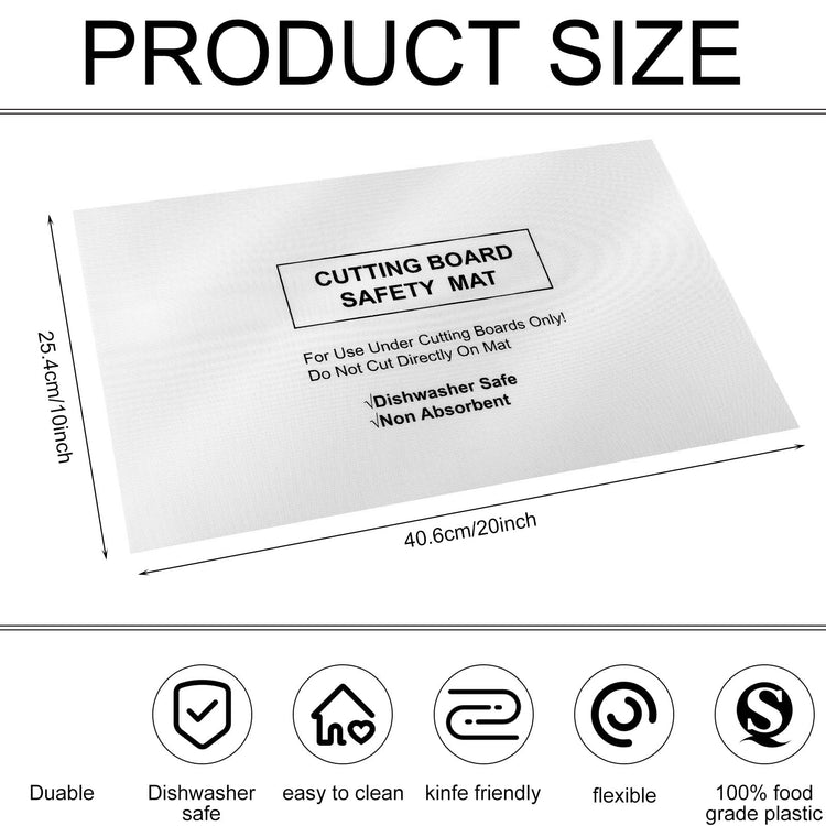 6 Pcs Non slip Cutting Board Mats (6 Count)