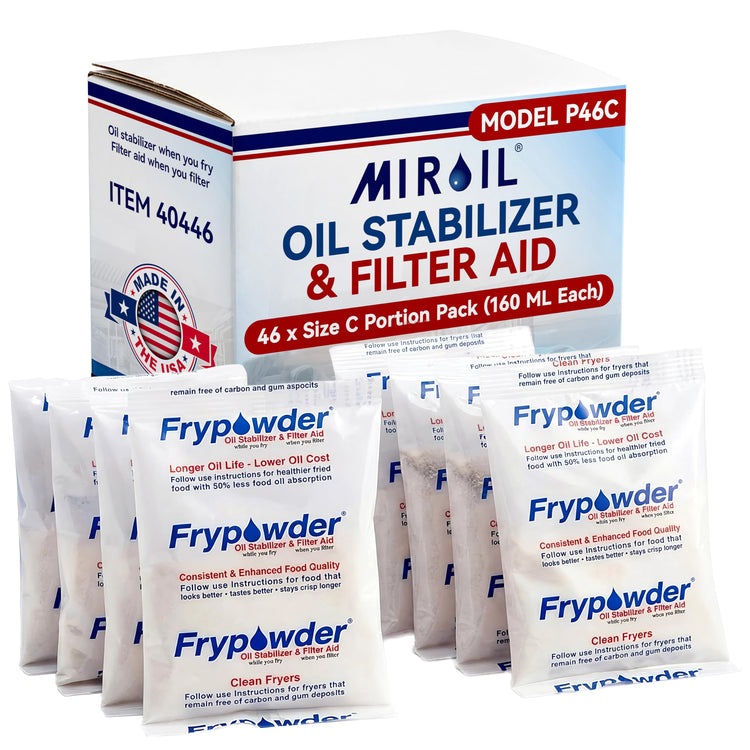 P46C Fry Powder Oil Stabilizer and Filter Aid (46 Count)