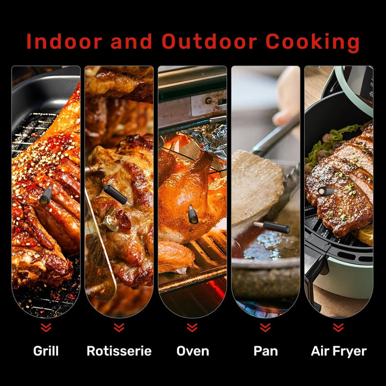 Wireless Meat Thermometer Digital with Remote App Monitoring