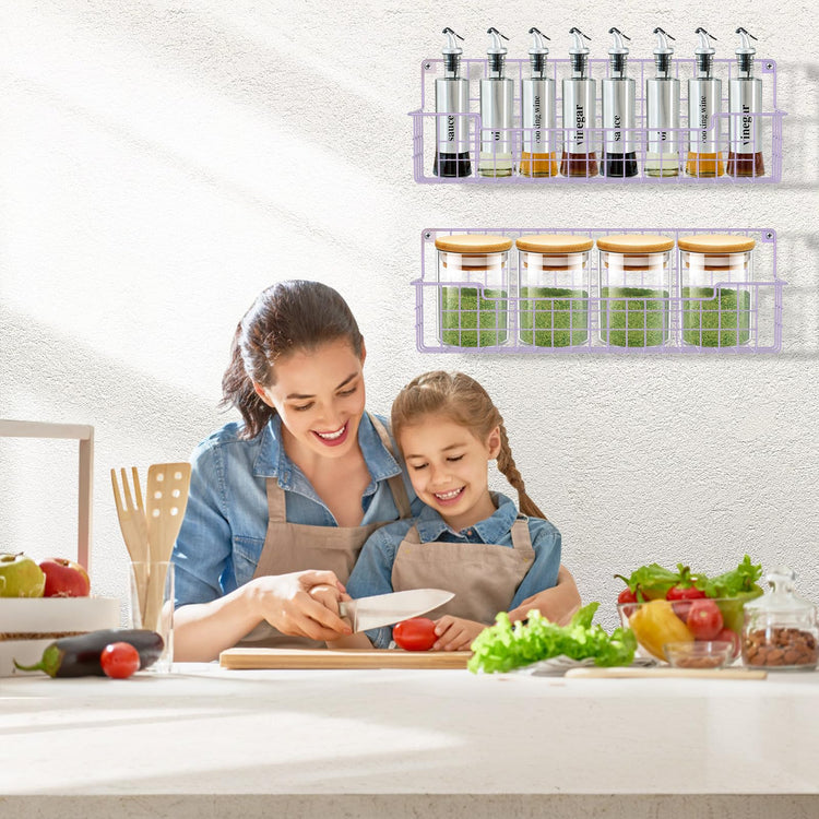 Spice Rack Wall Mount (4 Count)