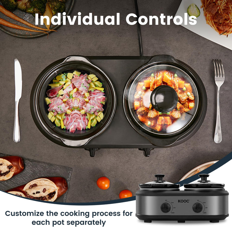Double Small Slow Cooker