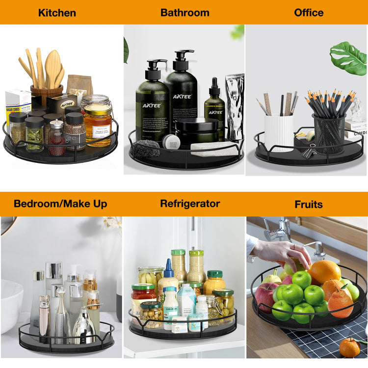 Lazy Susan Turntable Organizer with Anti
