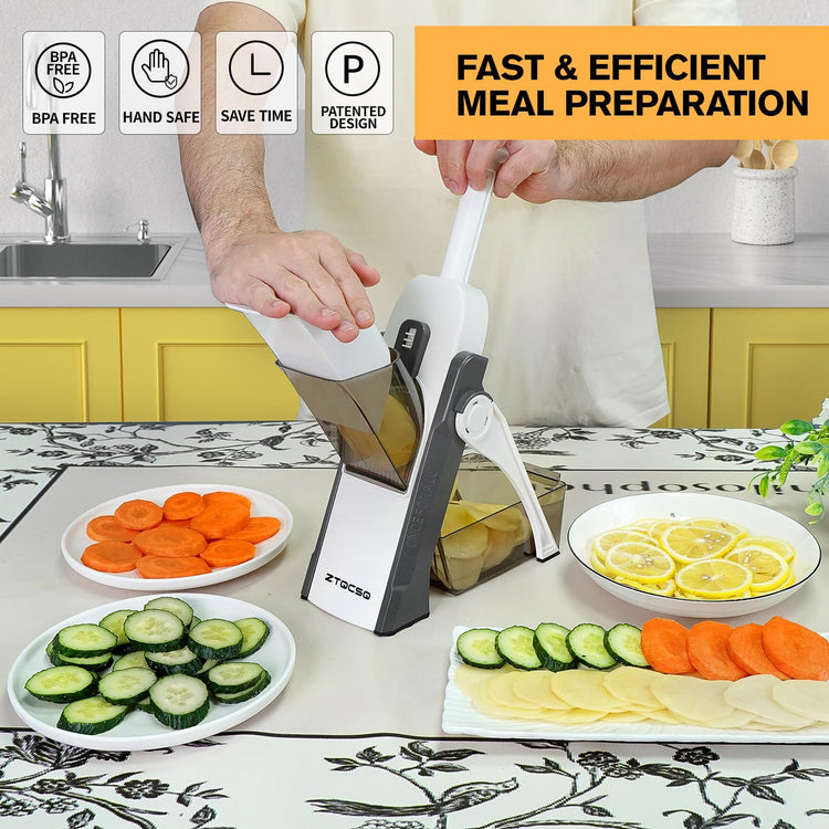 Safe Mandoline Slicer for Kitchen