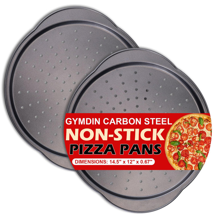 13" Round Pizza Pan for Oven (2 Count)