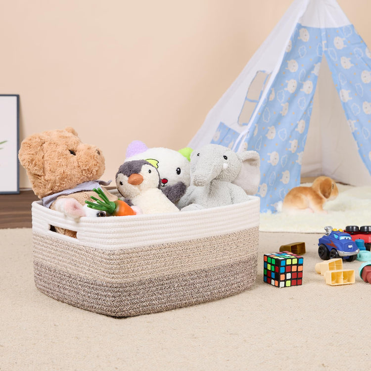 Large Storage Baskets for Shelves (2 Count)