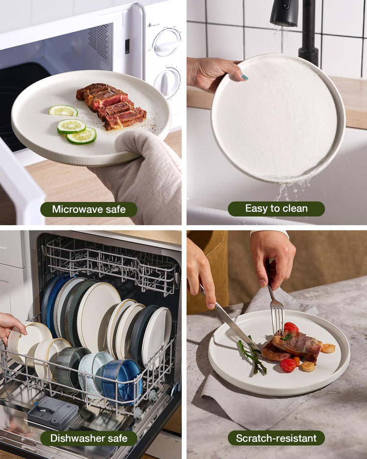 Star Stoneware Dinnerware Sets for 8 (24 Count)