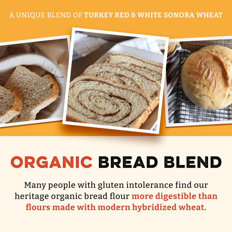 Heritage Organic Bread Flour Blend (400 Ounce)