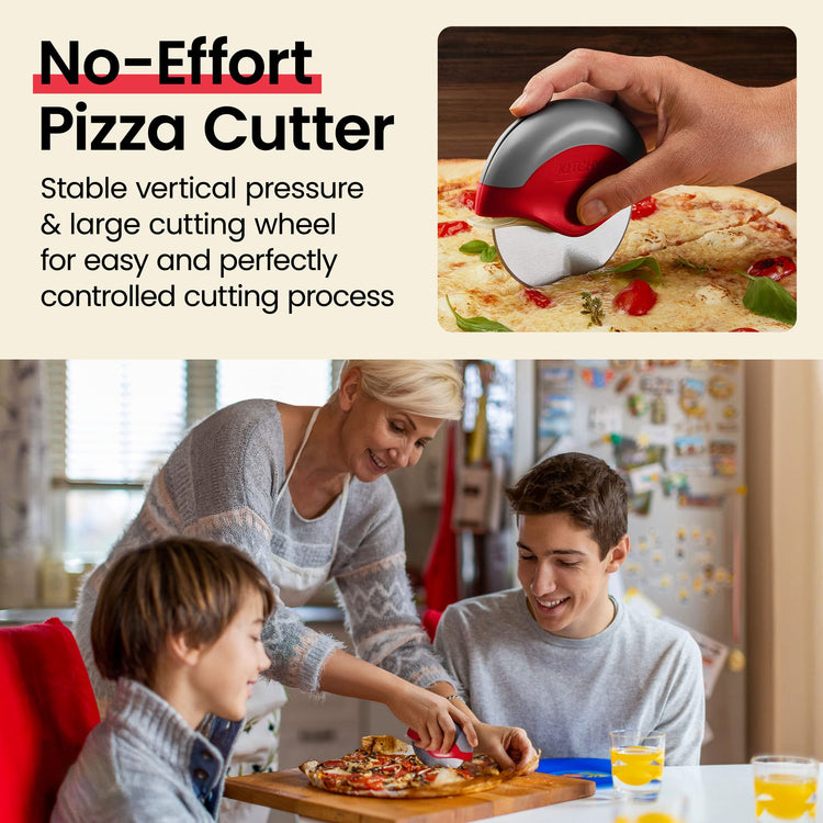 Pizza Cutter Wheel with Protective Blade Cover