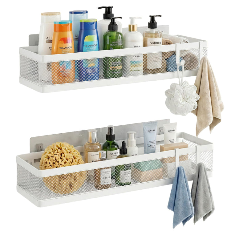 16.5 Inch Extra Long Slim Mesh Shower Caddy (2 Count)