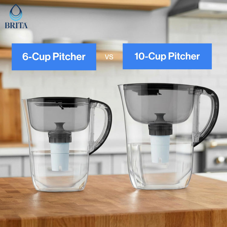 Small 6 Cup Water Filter Pitcher