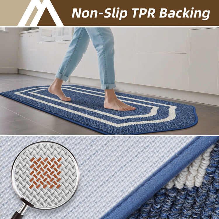Long Kitchen Floor Mats and Rugs Non Slip Washable