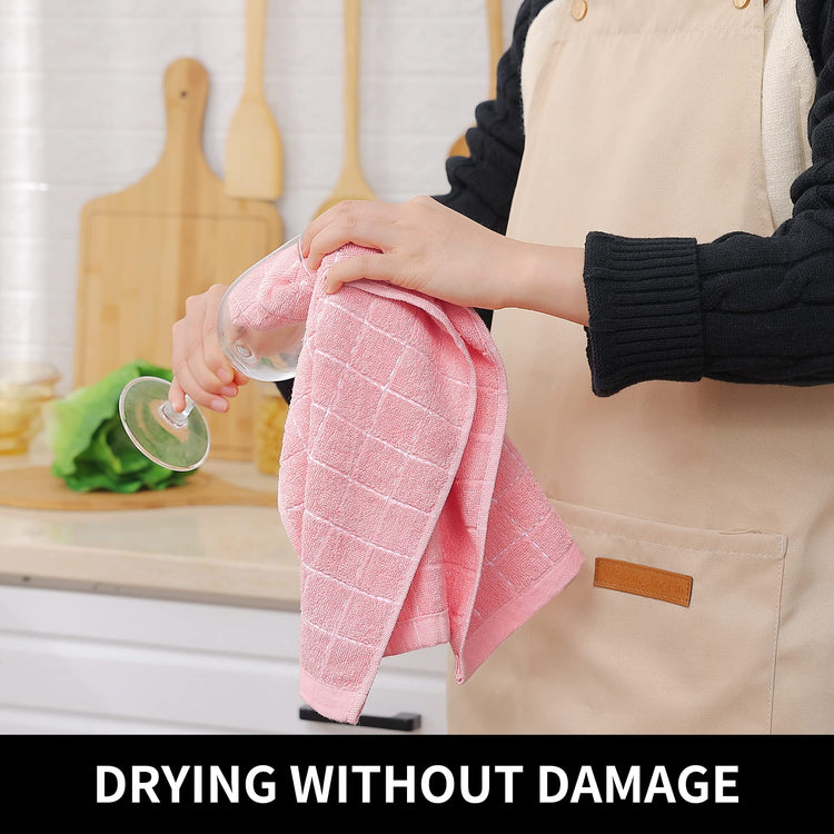 100% Cotton Terry Kitchen Towels (6 Count)