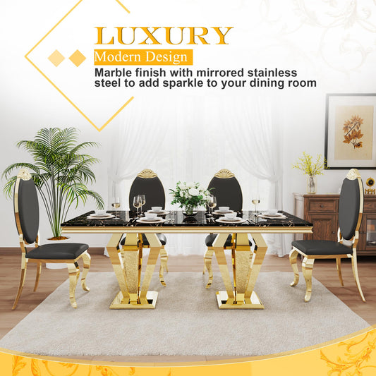 7 Piece Luxury Dining Room Set (7 Count)