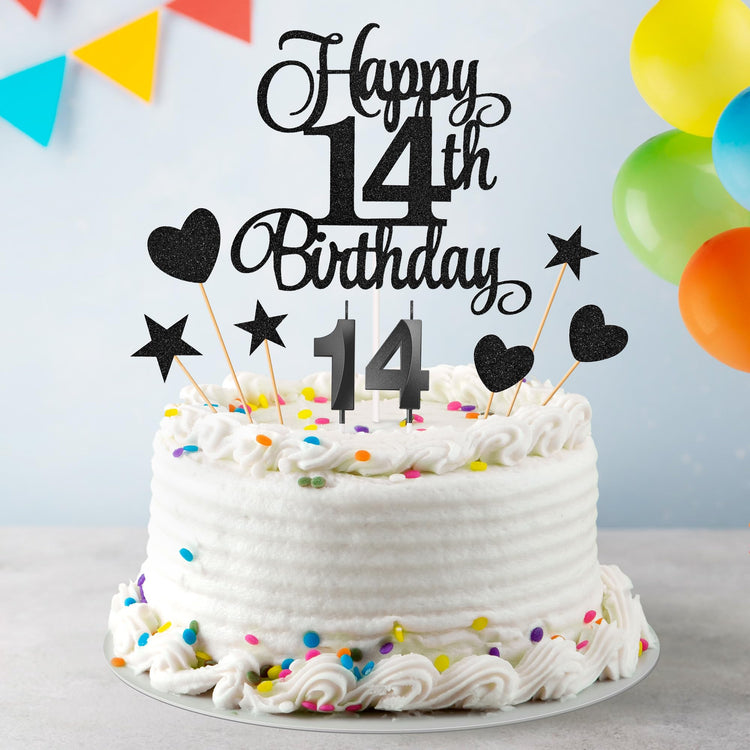 14th Birthday Cake Decorations