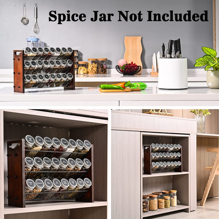 Spice Rack Spice Rack Organizer without Seasoning Jars